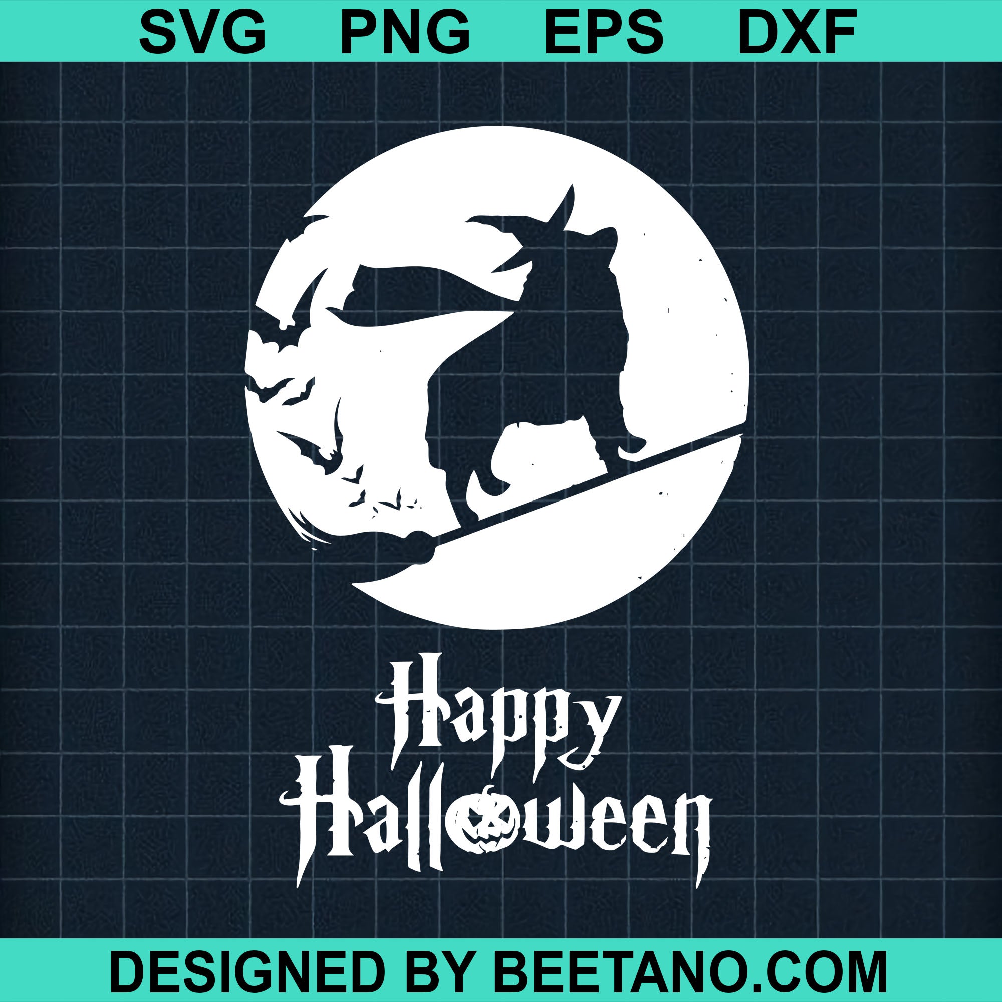 Download Dog Witch Happy Halloween Svg Cut File For Cricut Silhouette Machine M Beetanosvg Scalable Vector Graphics PSD Mockup Templates