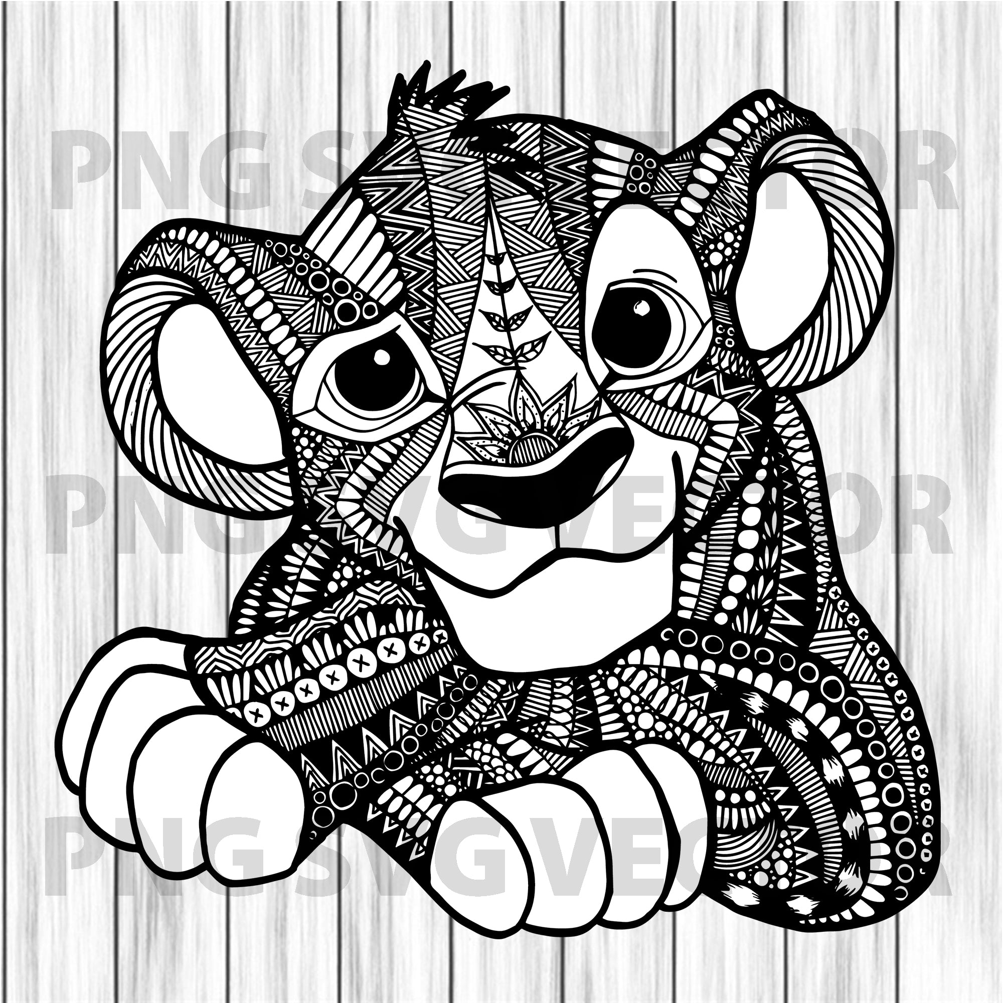 Mandala lion king High Quality SVG Cut Files best For ...