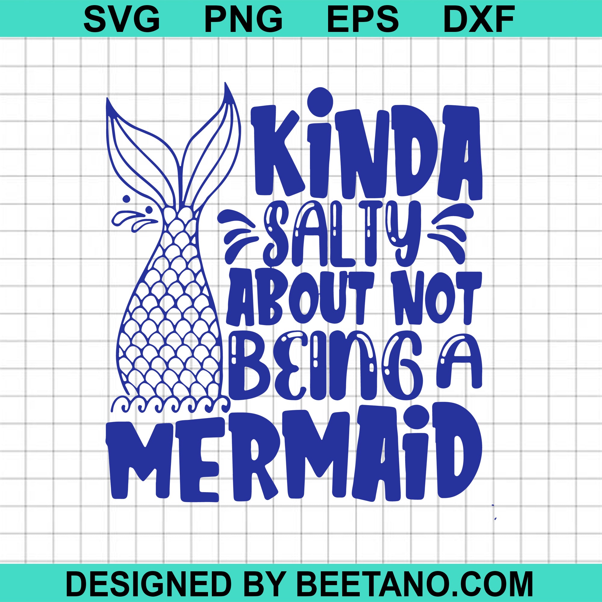 Salty Mermaid Quotes Svg High Quality For Cricut Machine Handmade Item