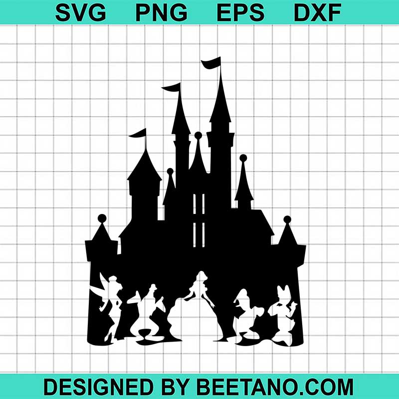 Disney Castle SVG cut file for cricut silhouette machine make craft ha