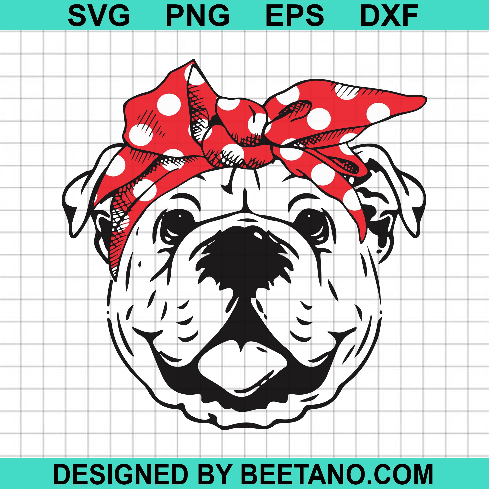 Download Pitbull With Bannda High Qualiyi Svg Files For Cricut And Handmade Pro Beetanosvg Scalable Vector Graphics