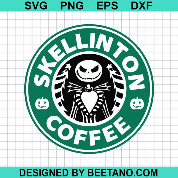 Download Jack Skellington Starbucks Coffee Logo Halloween Svg Cut File For Cric Beetanosvg Scalable Vector Graphics Yellowimages Mockups