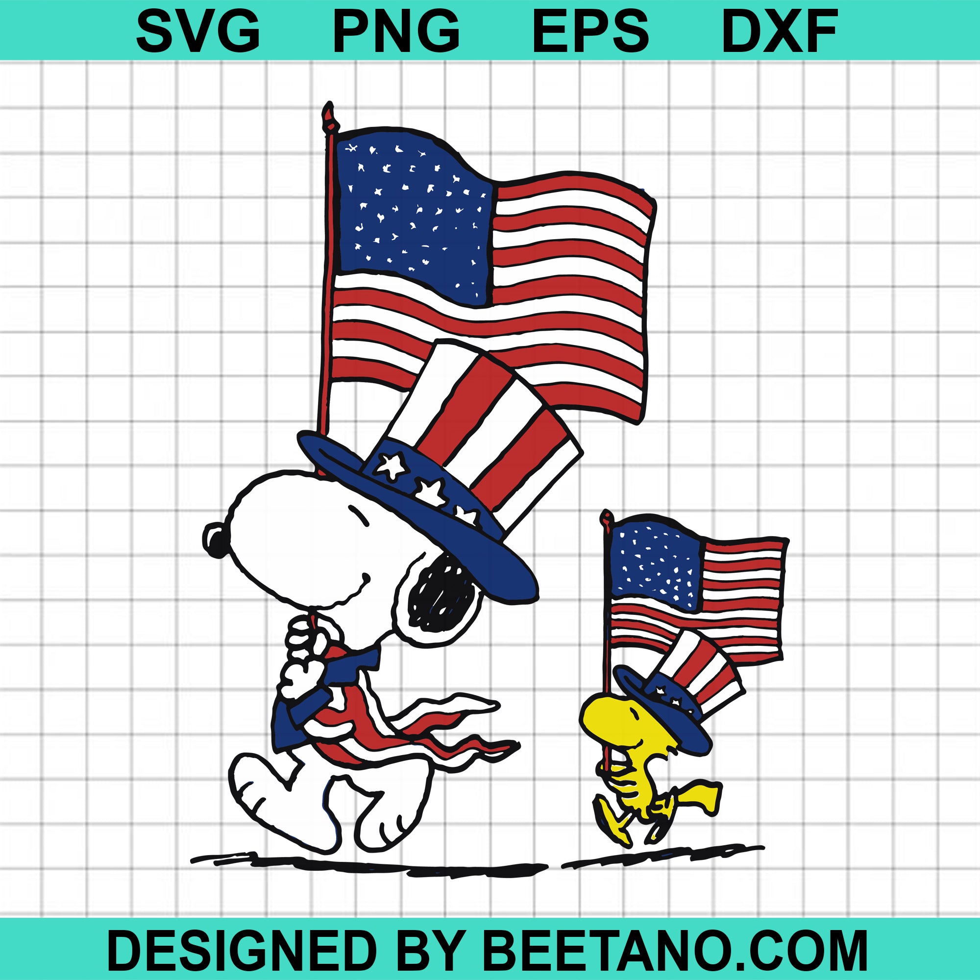 Download Snoopy 4th Of July Svg Cut Files For Cricut Machine And Handmade Produ Beetanosvg Scalable Vector Graphics