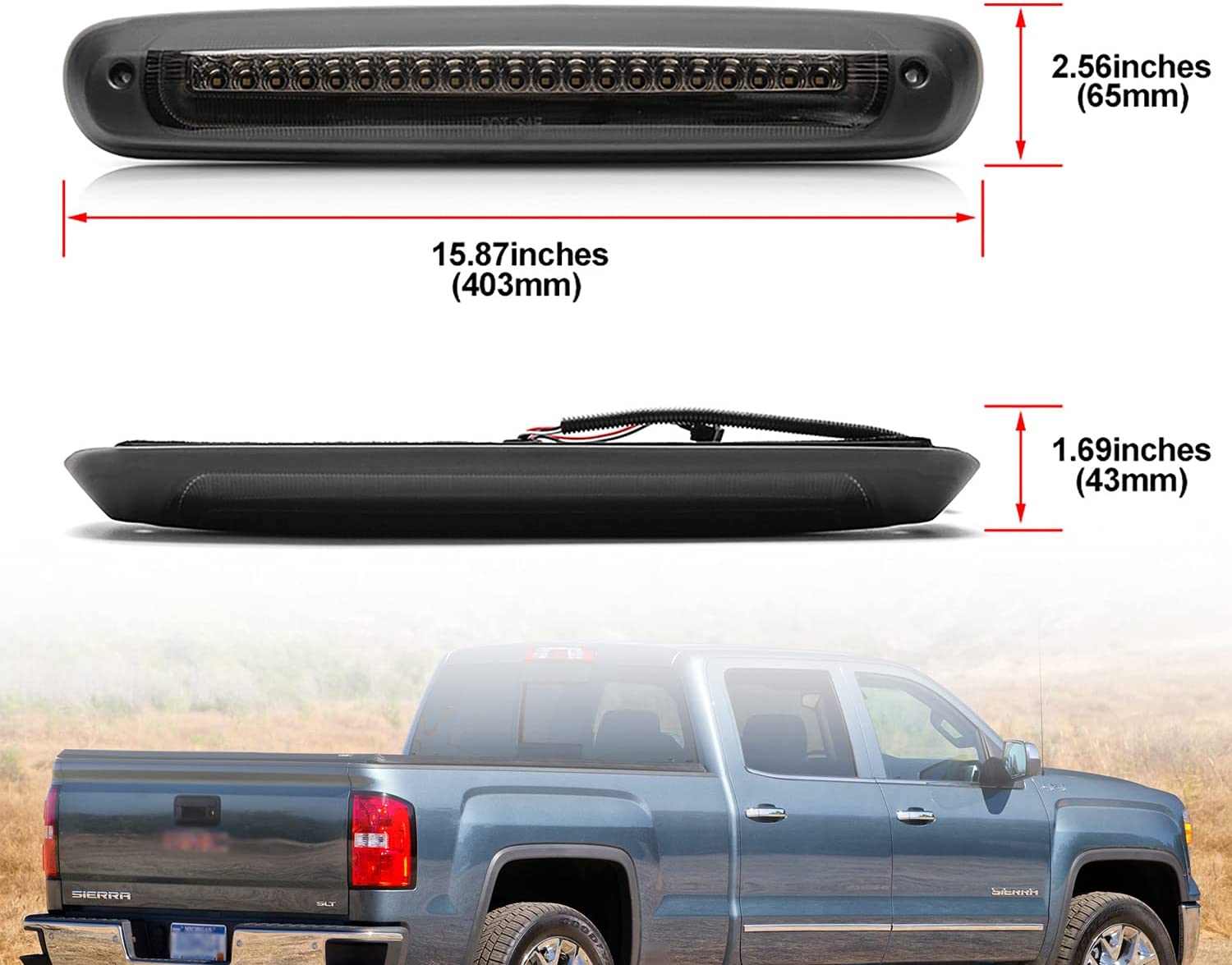 2022新生活 Silverado Sierra用スイッチバックトーイングミラー-2007-2013 Chevy Silverado GMC  Sierra、パワー調整加熱ガラスターンシグナルライトバックアップランプ