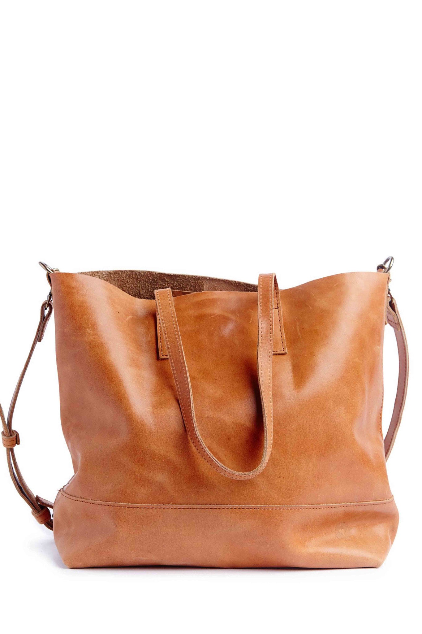 Abera Cognac Cross Body Tote | Accompany