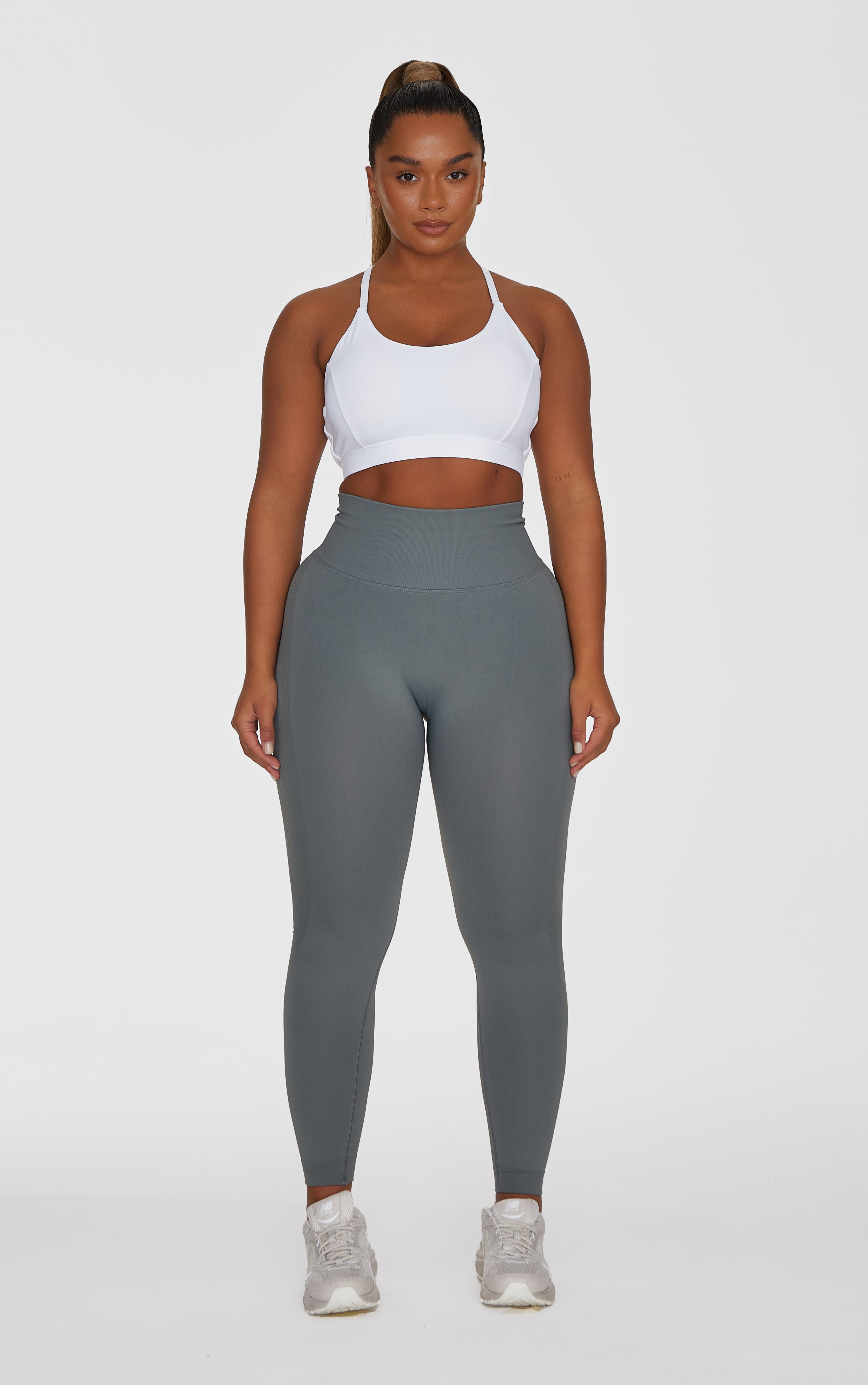 Scrunch Seamless Leggings - Chocolate Brown