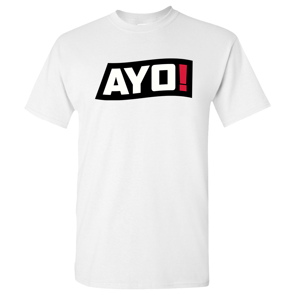 AYO Logo White Tee – Minks Merch