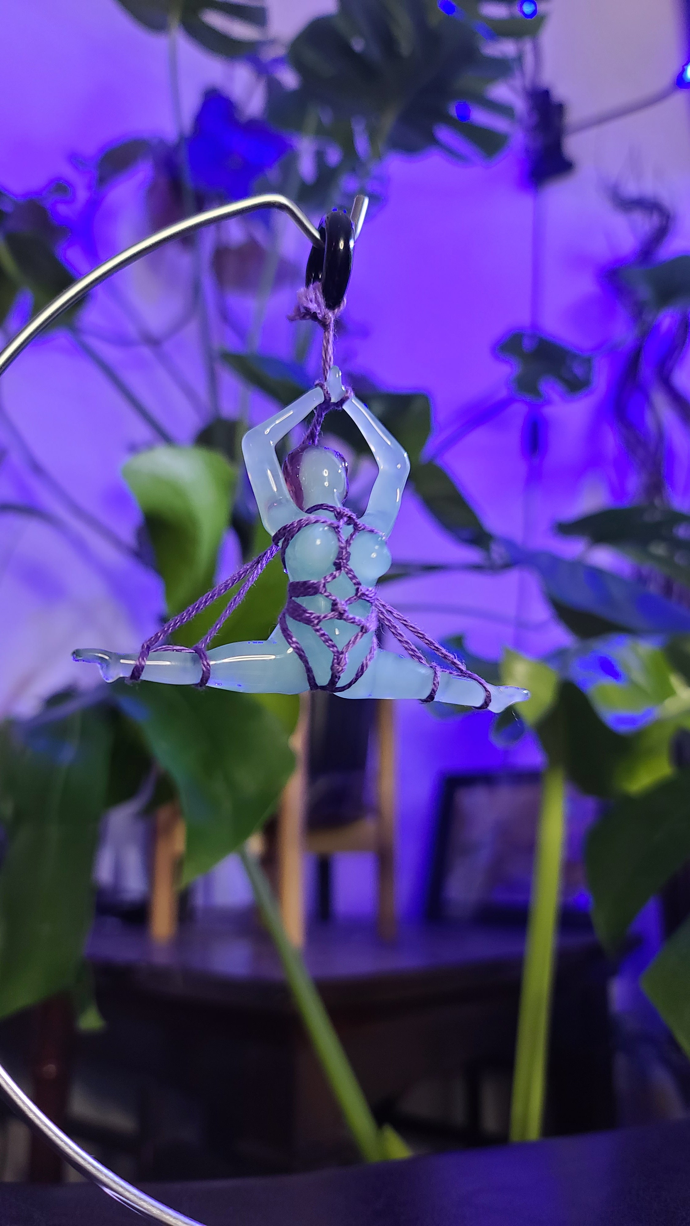 Zen Glass Goddess Shibari Pendant – Ropeboundkitten