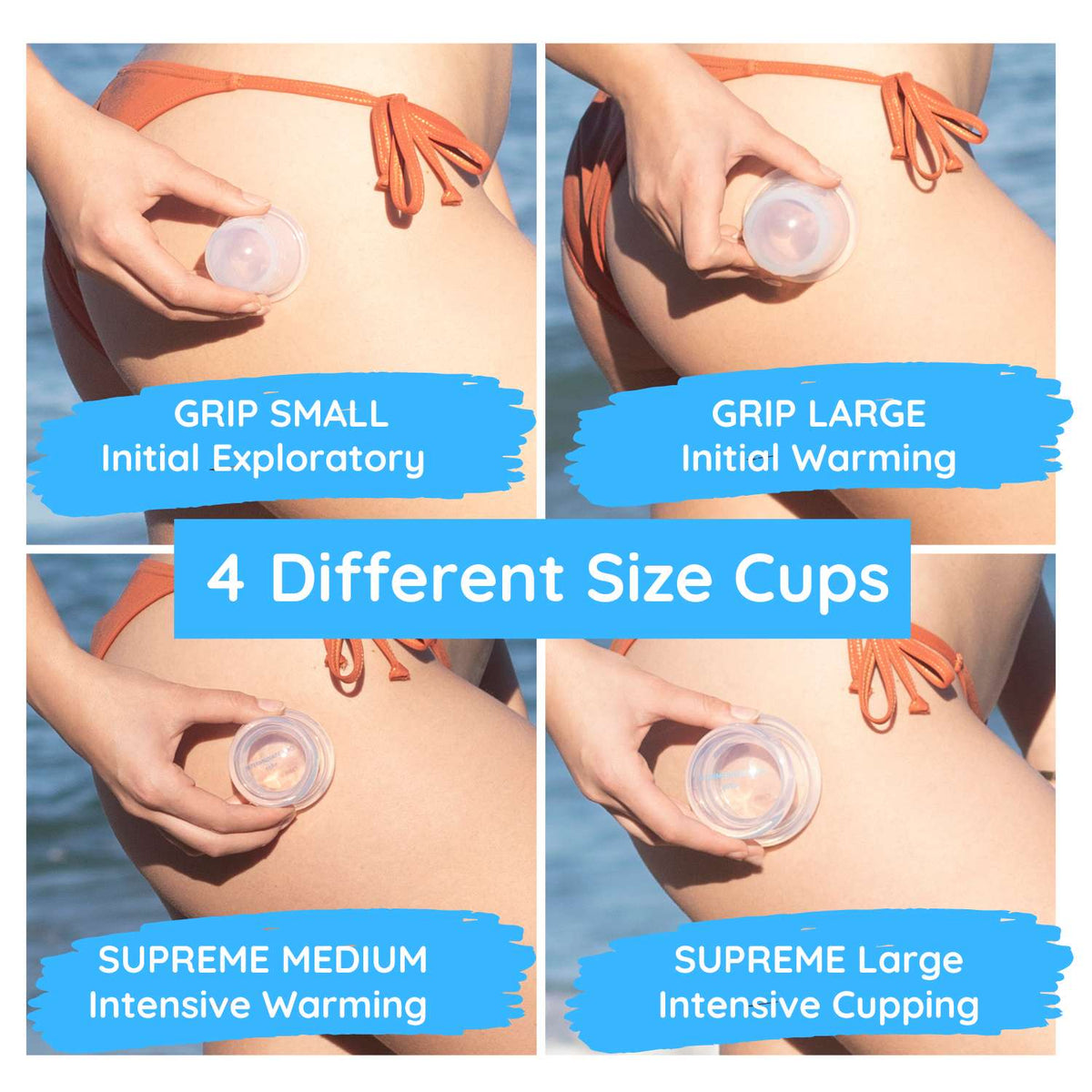 Cellulite Body Contouring Cupping Kit, Anti Cellulite Cup Set of 4 – Cupping  Warehouse®