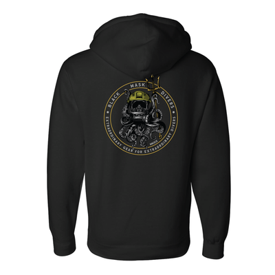 BMD Signature Diver Hoodie Sweatshirt – Black Mask Divers