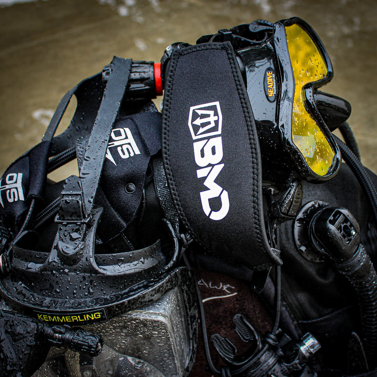 BMD SCUBA Mask Strap – Black Mask Divers