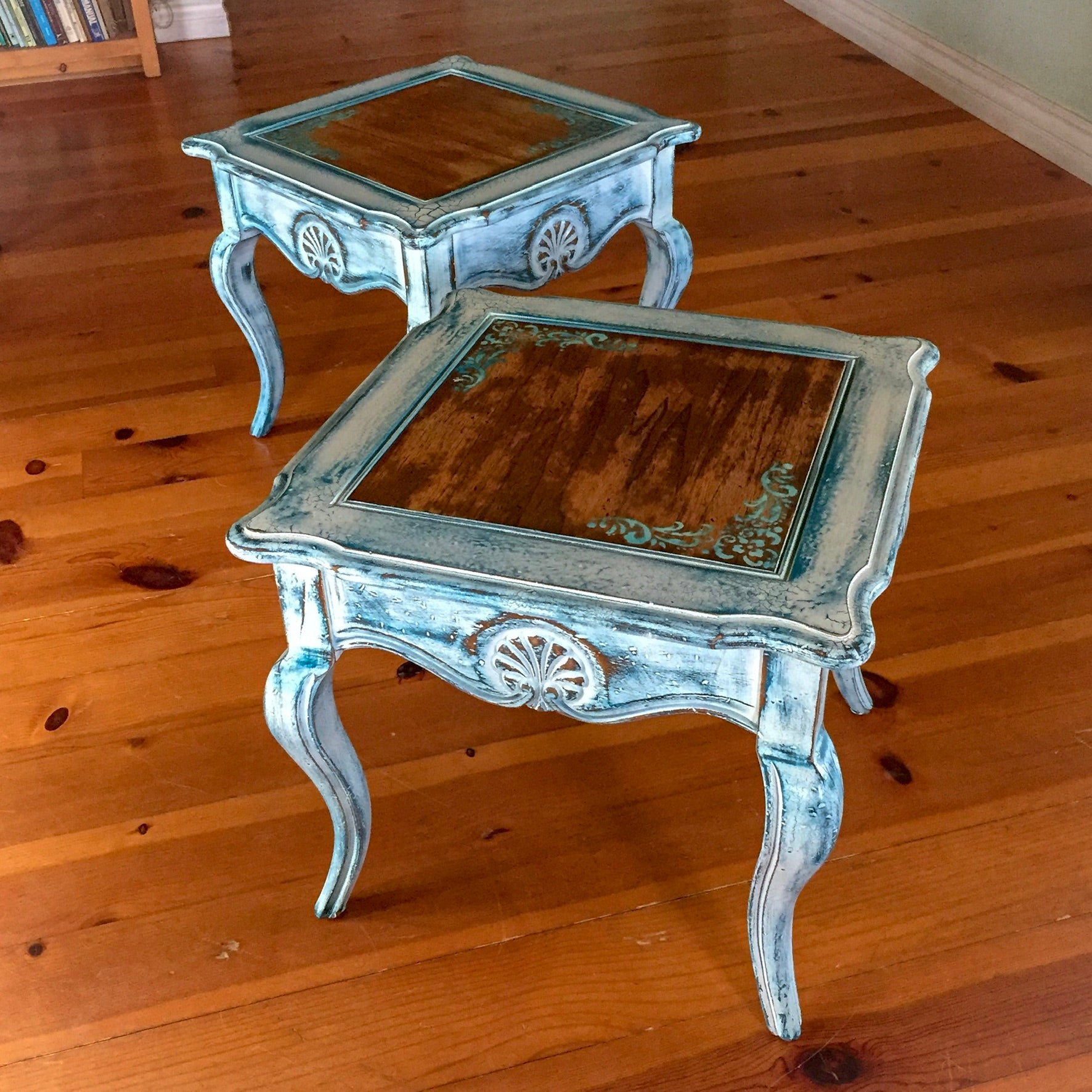 French Country End Table ~ painted furniture | Reincarnated with Love ...