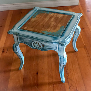French Country End Table ~ painted furniture | Reincarnated with Love ...