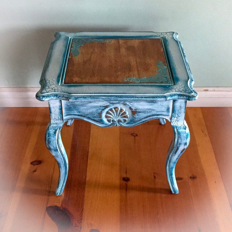 French Country End Table ~ painted furniture | Reincarnated with Love ...