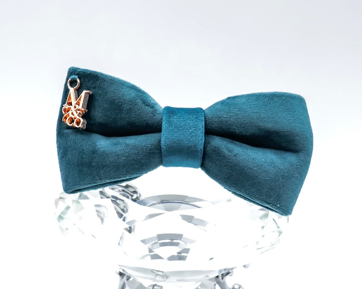 Wine Velvet Bow – Cutie Cate