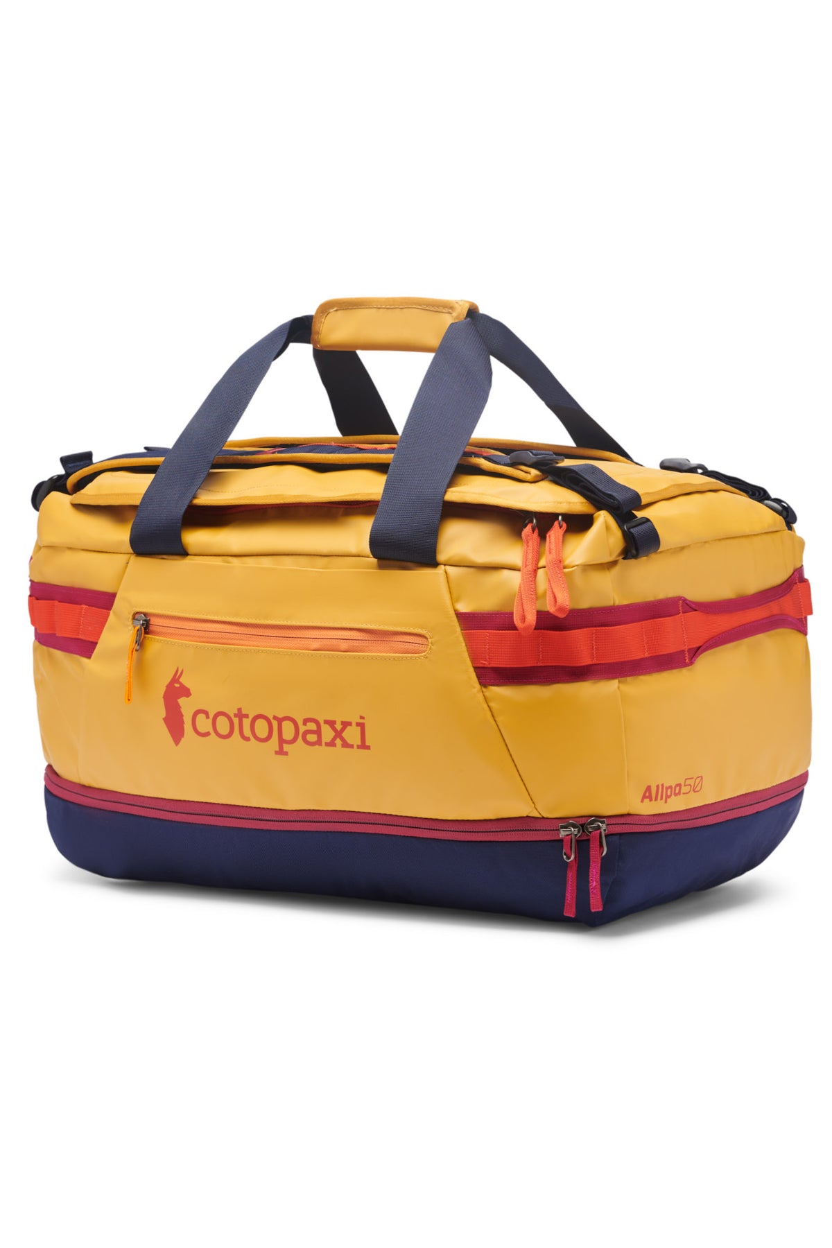 Cotopaxi | Allpa Duo 50L Duffle Bag - Amber – Montana Supply Co.