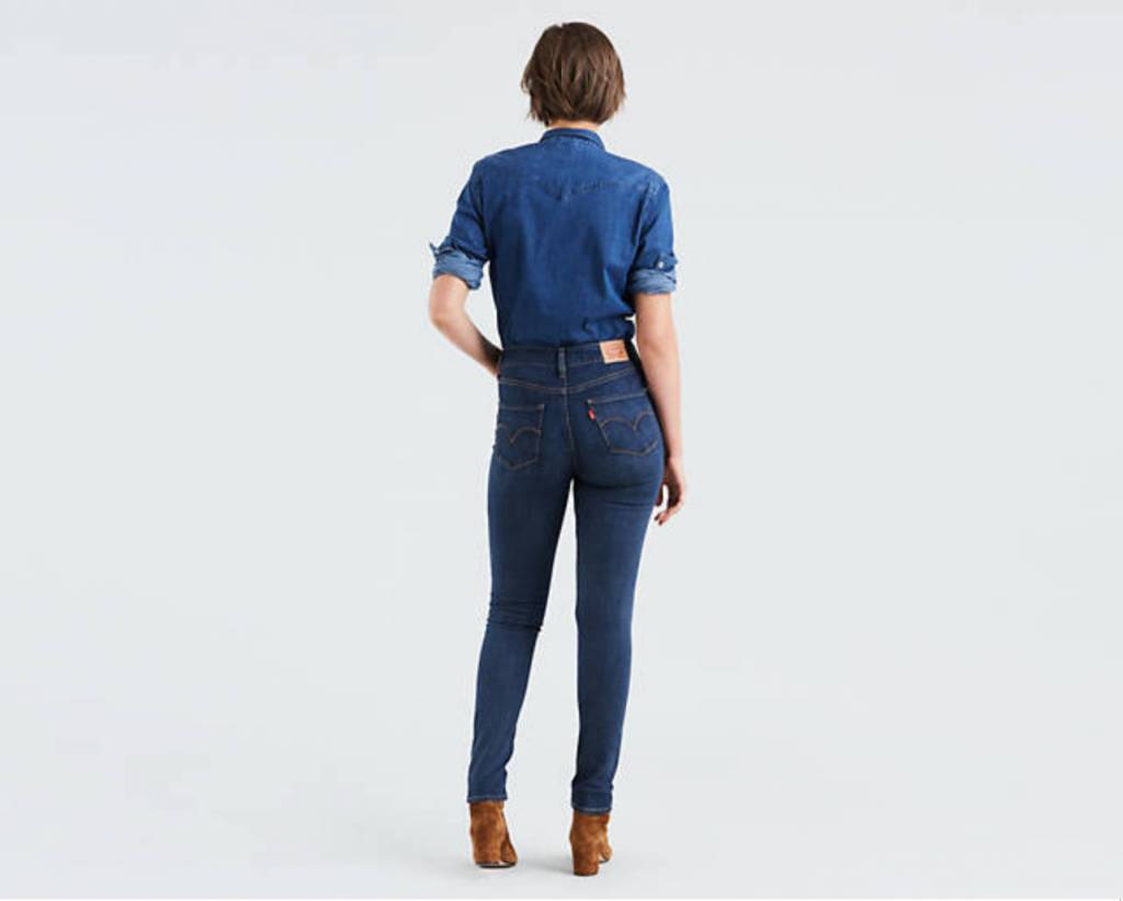 levi's 721 high rise skinny blue story