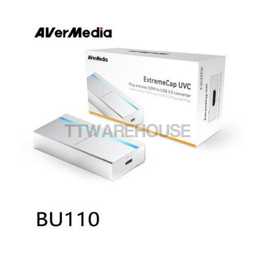 AVerMedia BU110 ExtremeCap UVC Video Class HDMI to USB 3.0 Converter T –  TTWAREHOUSE