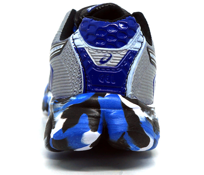 tenis asics infantil azul