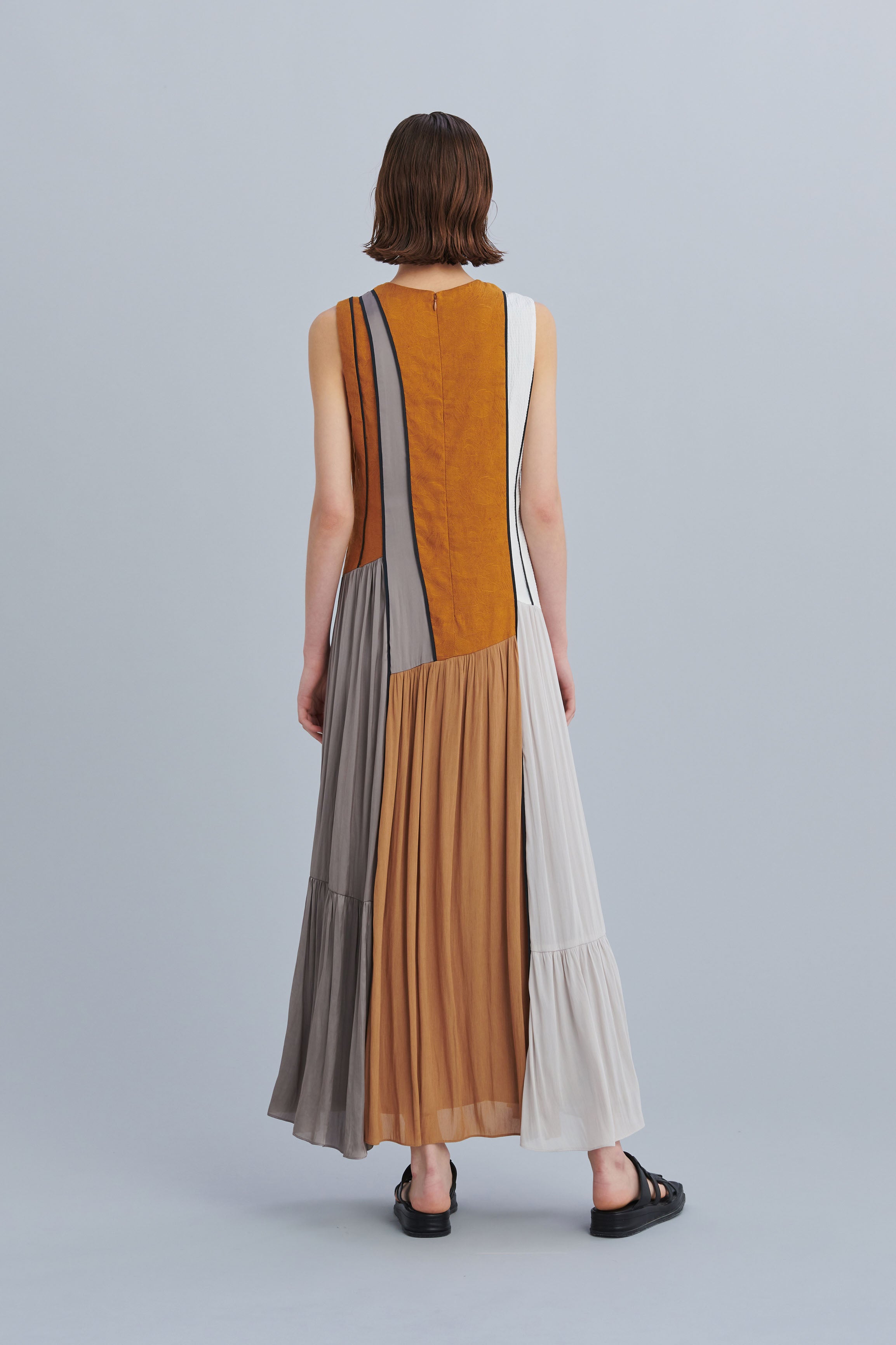 ミューラル MURRAL Leaf vein dress (Orange) | www.nov-ita.fr