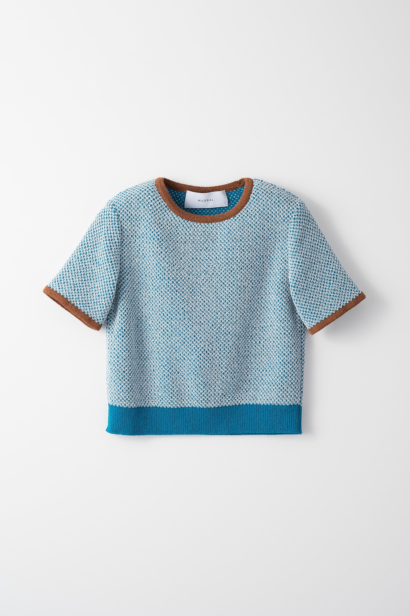 Jelly knit top (Light blue) – MURRAL