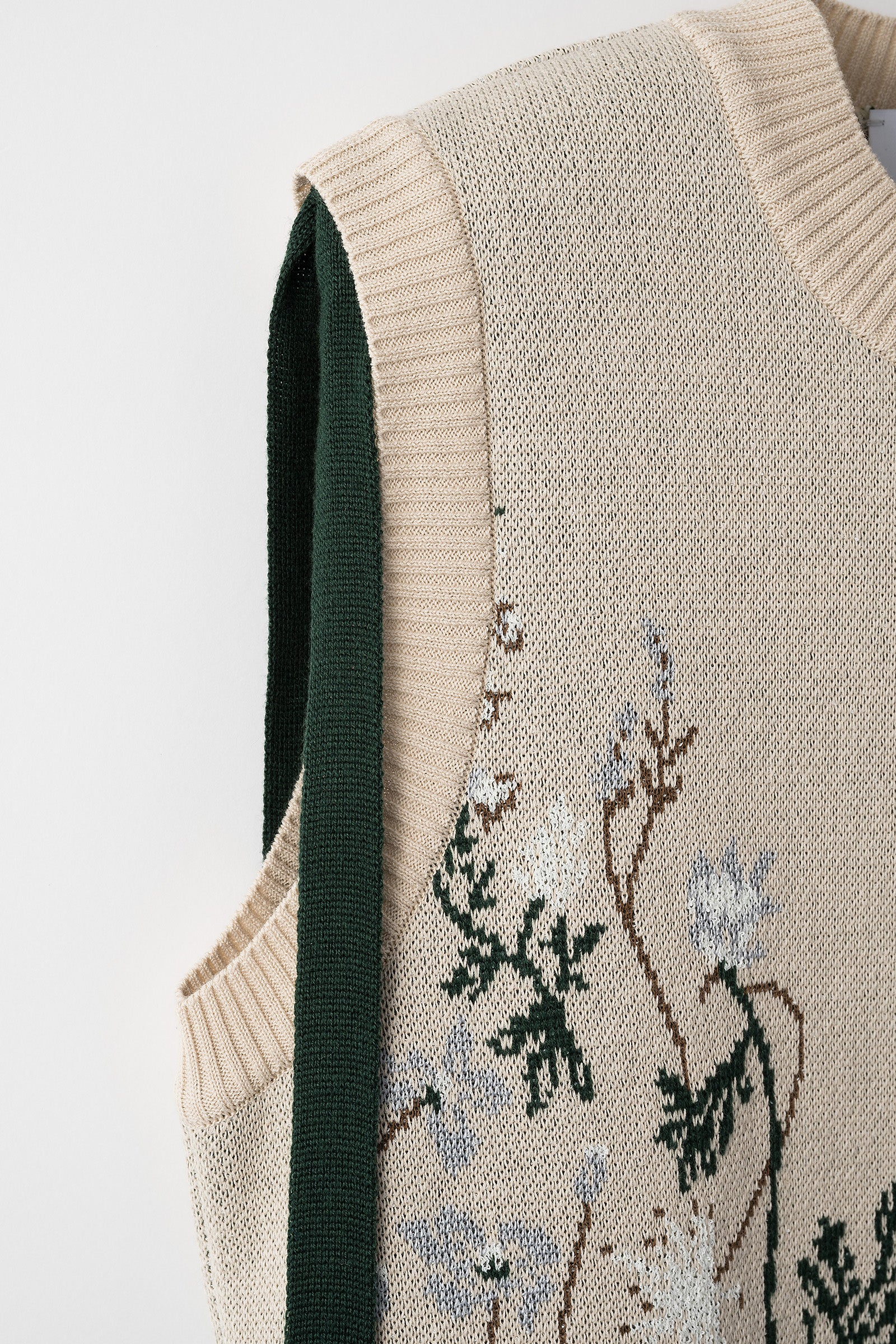 MURRAL／Garden Flower Knit Vest (Ecru) ベスト | red-village.com