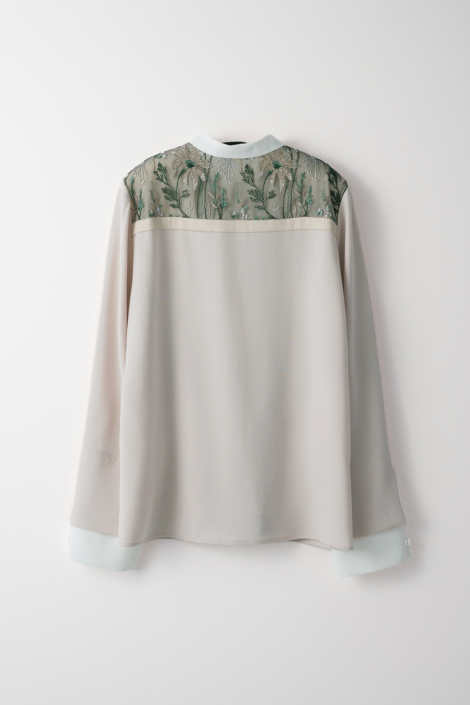 MURRAL 2023SS Framed flower blouse | ovale.eu