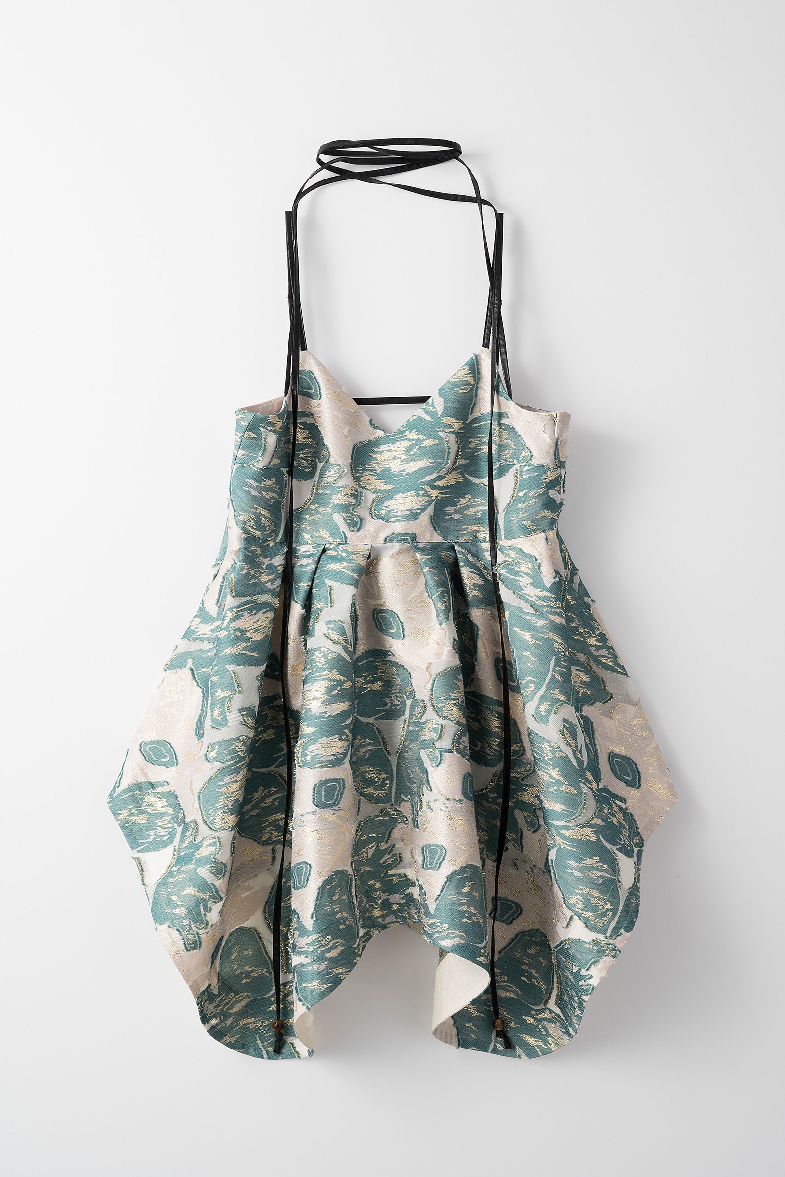MURRAL / Flower jacquard camisole top-