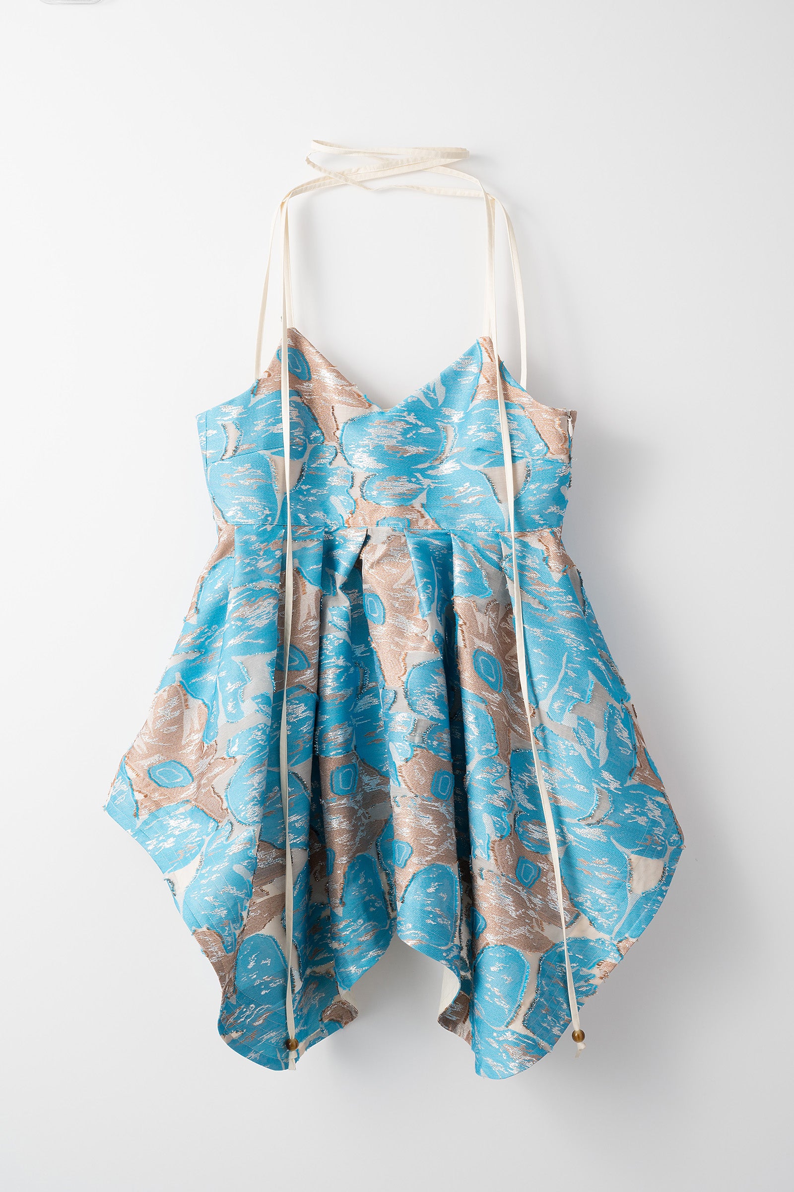 Flower quartz jacquard camisole top (Light blue) – MURRAL