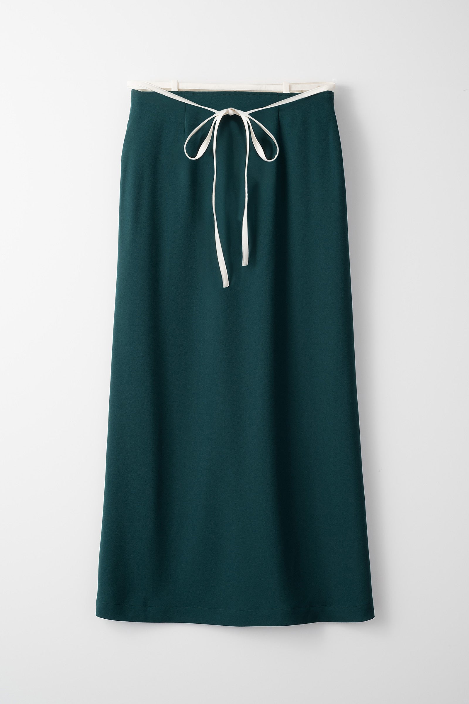 オックスフォードブルー murral 23SS String slit skirt (Green