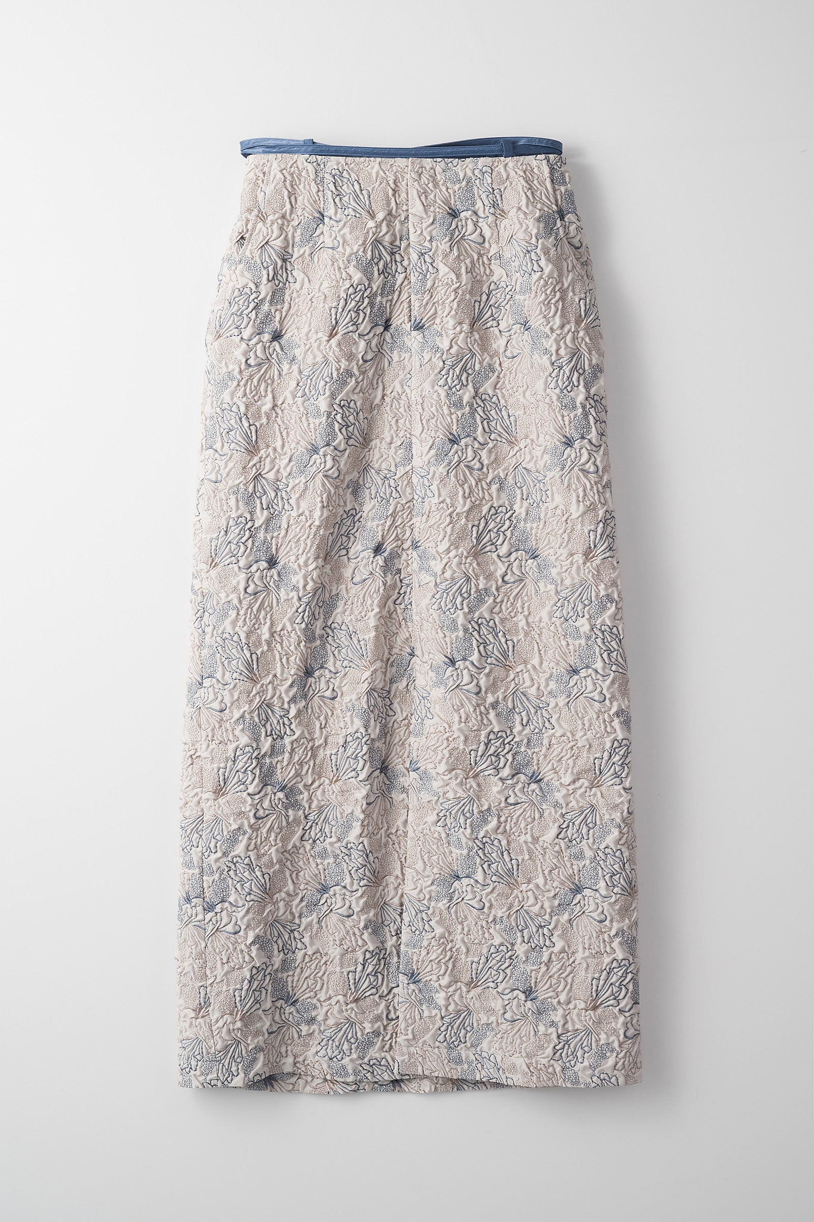 Quartz embroidery skirt (Light gray) – MURRAL