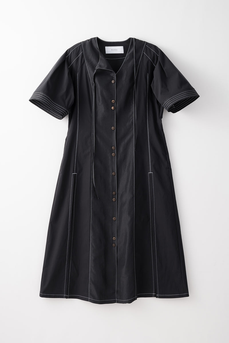 murral (ミューラル) Slit long shirts(Black) 【格安SALEスタート