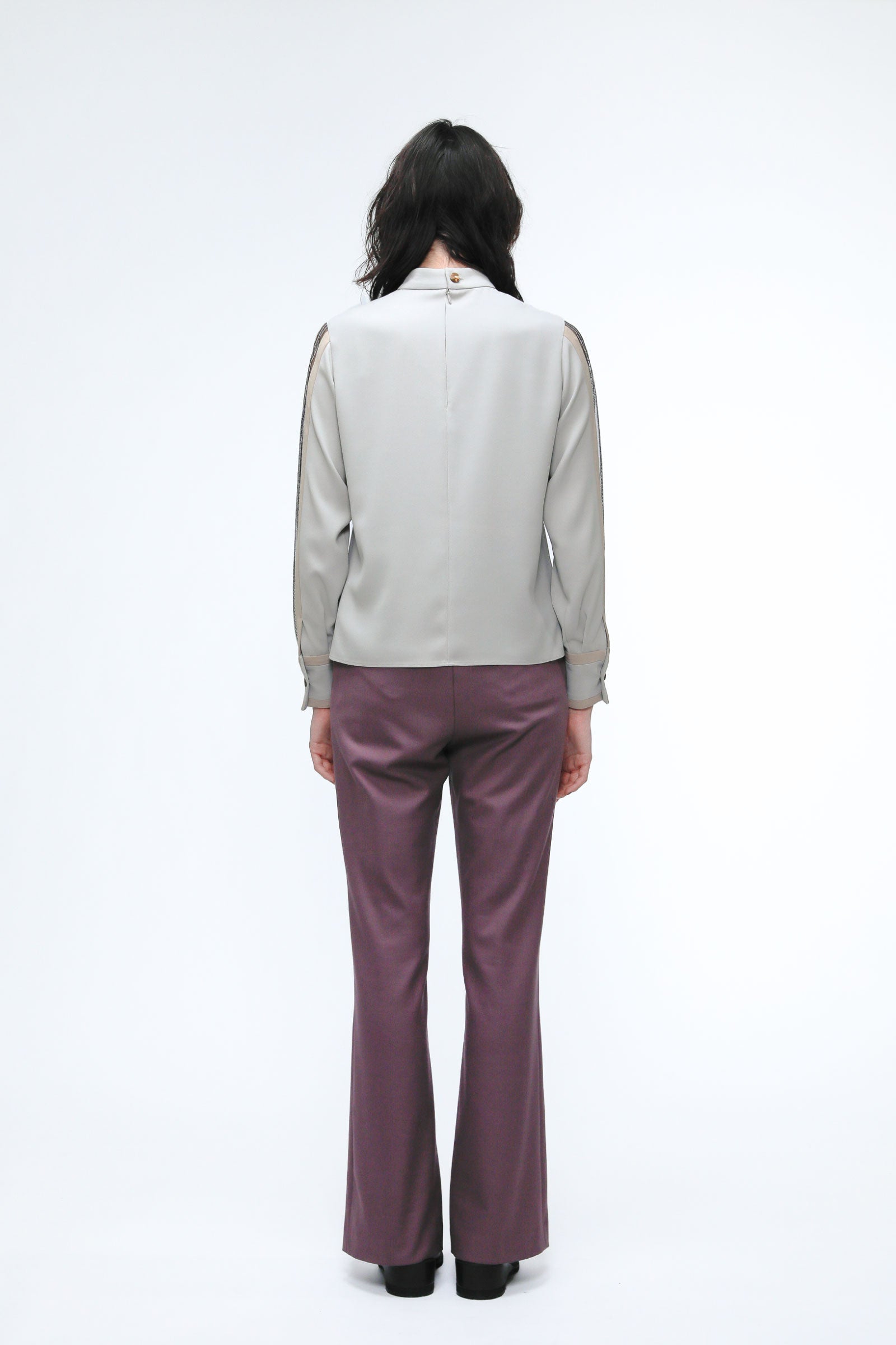 MURRAL ミューラル / Tucked flare trousers - lautari.it