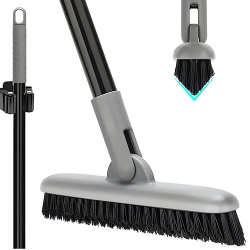 Floor Scrub Brush with 150cm Telescopic Long Handle,2 in 1 Scrape Brus –  KeFanta