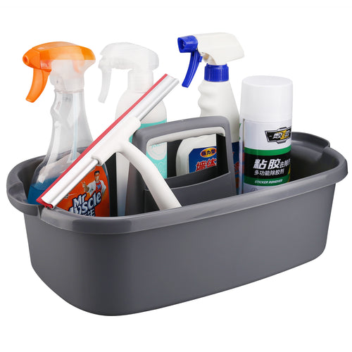 Cleaning Supplies Caddy, Cleaning Supply Organizer with Handle