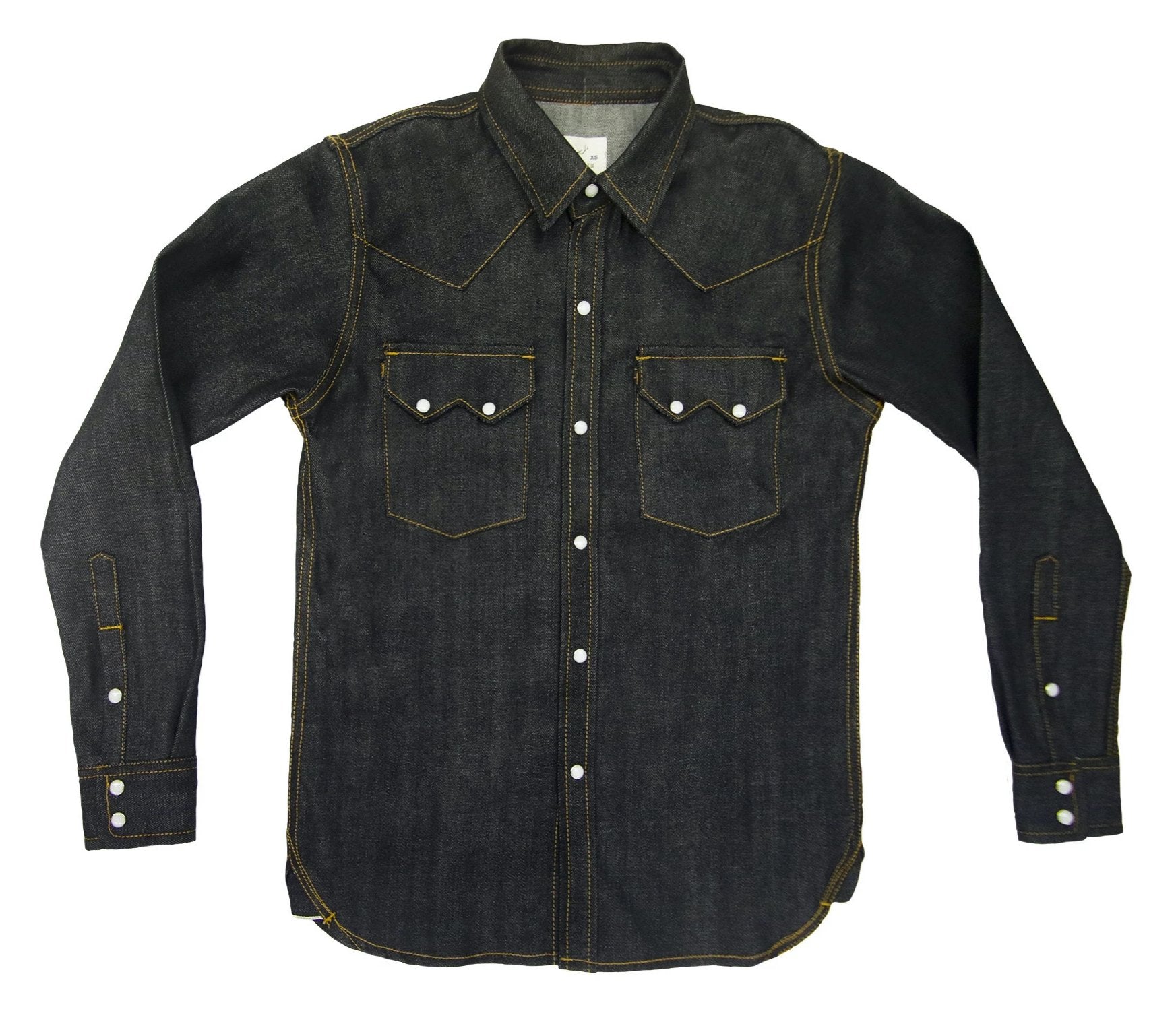 black denim western shirt