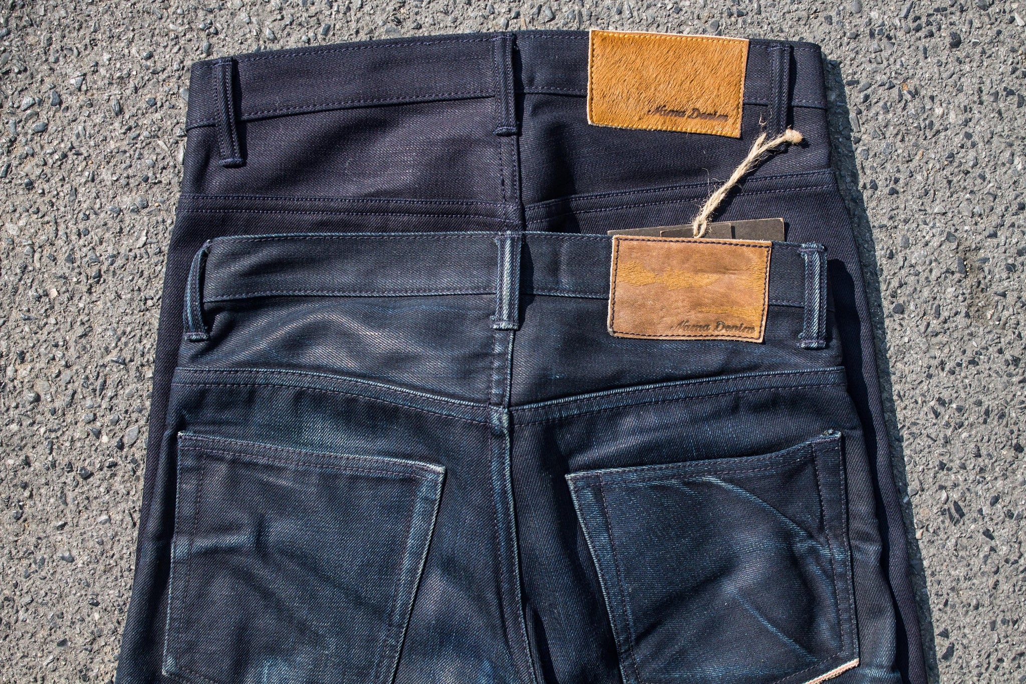 black indigo denim