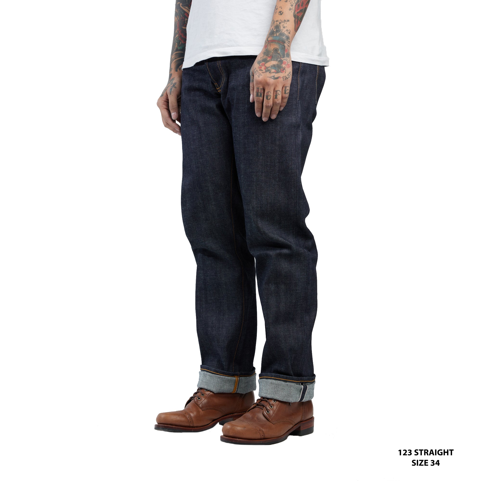 LIDNM 23SSVINTAGE SLUB STRAIGHT DENIM | nate-hospital.com