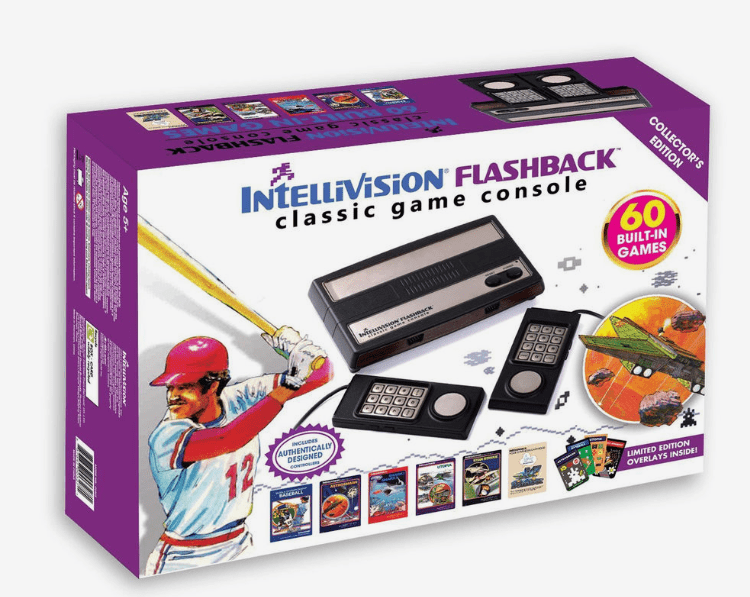 IntelliVision Flashback Classic Console With Built-In 60 Games