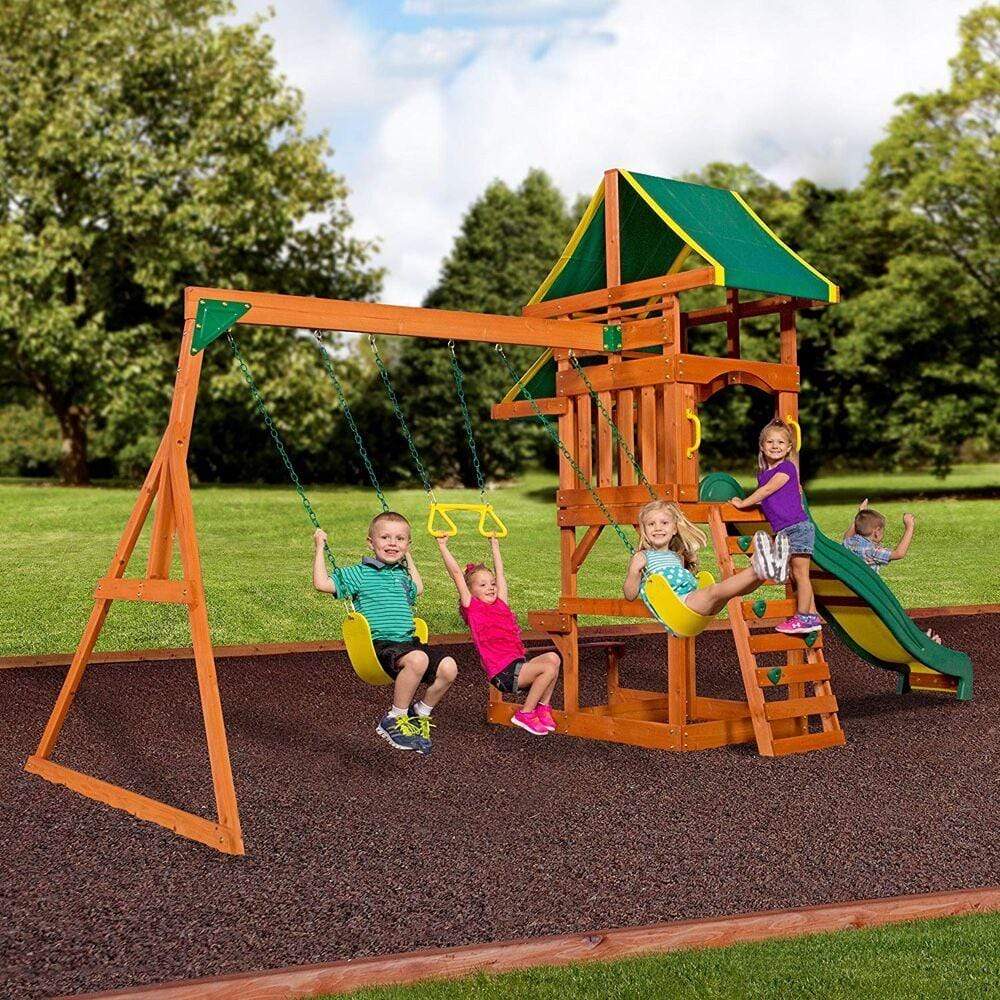 backyard discovery tucson wooden swing set