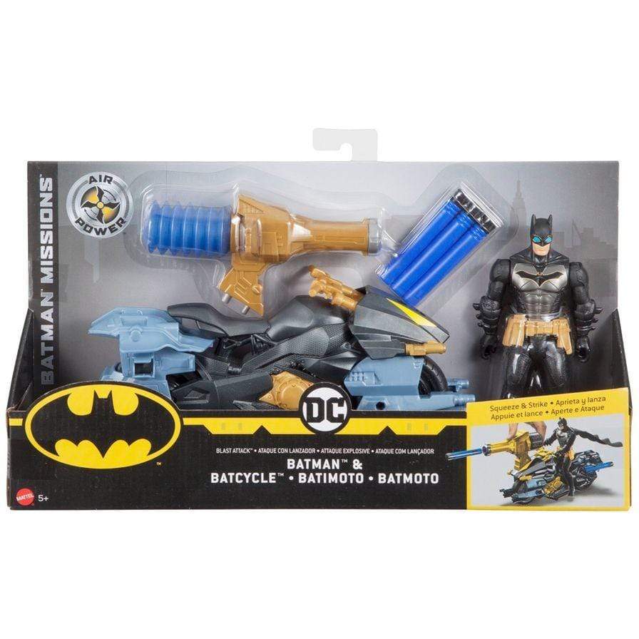 Batman Missions Blast Attack Batman & Batcycle Set