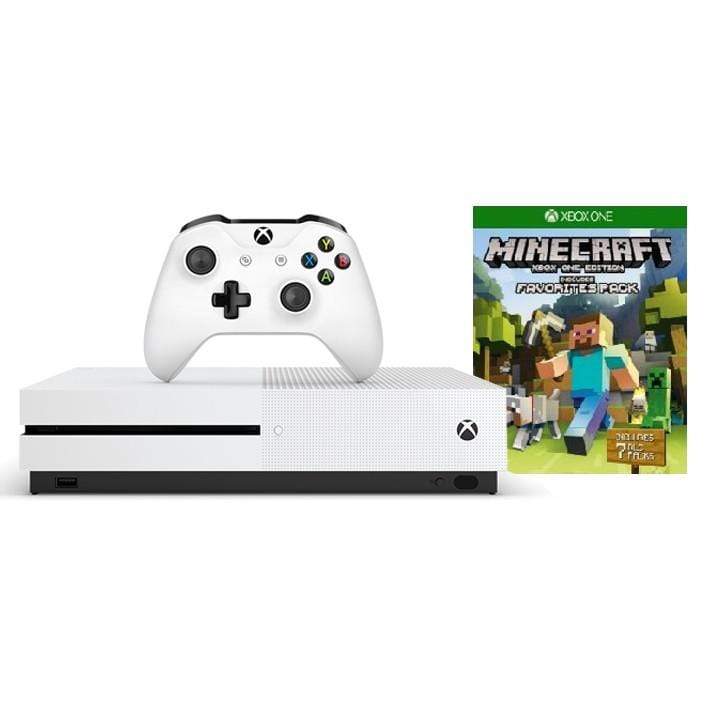 Xbox One S 1tb Console With Minecraft Favorites Pack