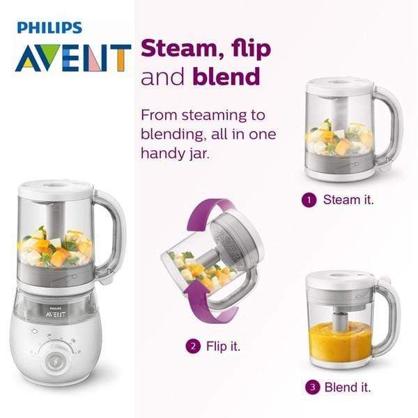 Avent 4-In-1 Combined Steamer And Blender