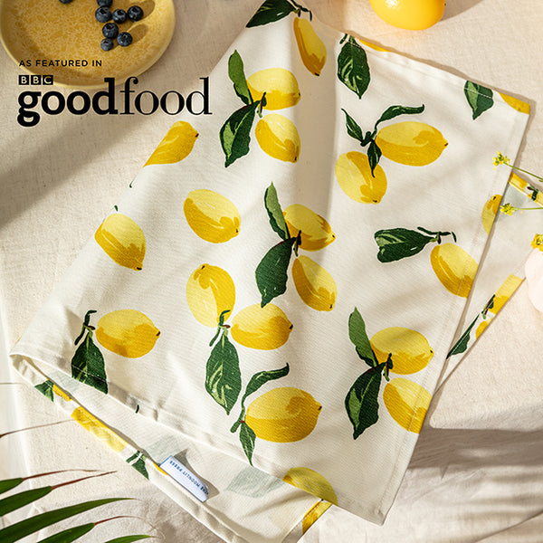 Lemon Tea Towel as featured in BBC Good Food Magazine (Christmas 2022)
