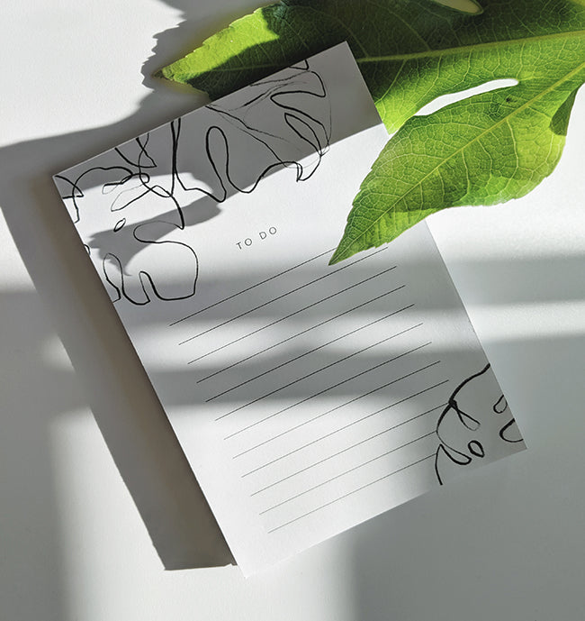 Monstera To-Do Lists Notepad