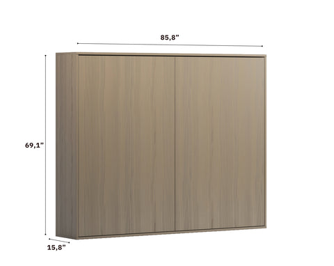 Nova - White Horizontal Murphy Bed - image 1