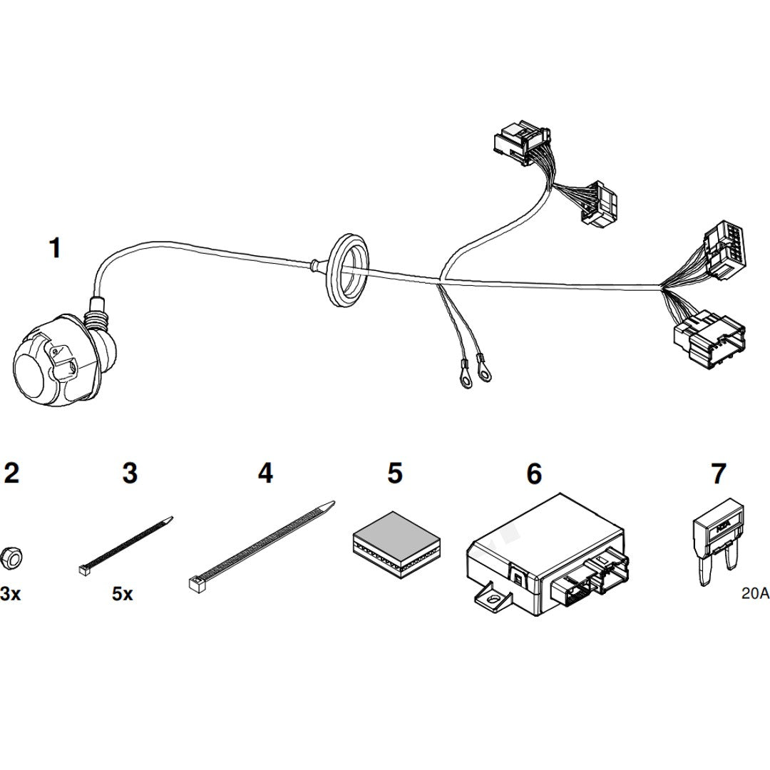 genuine-nissan-townstar-xfx-tek-7-pins-10-pins-pre-wiring