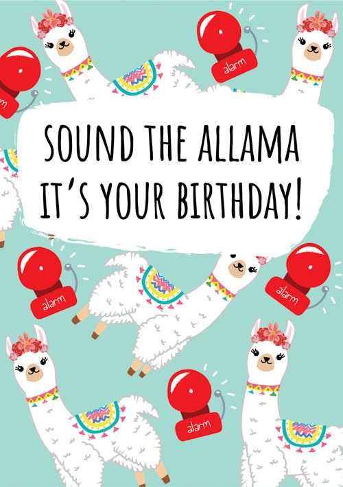 birthday alarm card