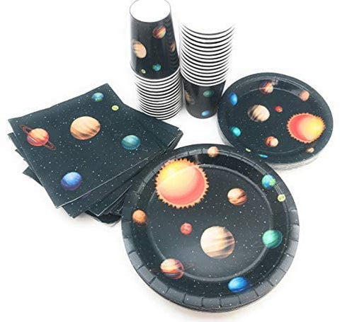 Outer Space Dinner Paper Plates