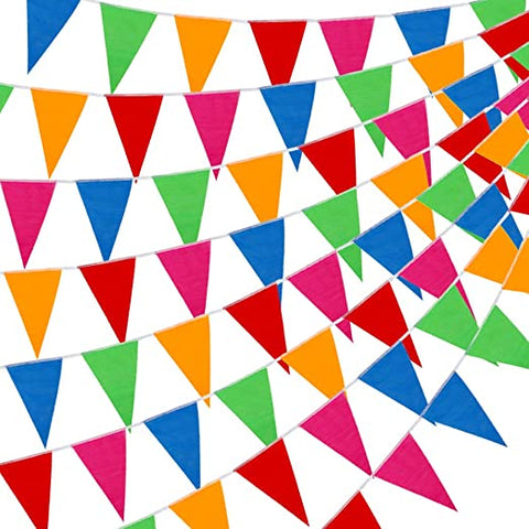 Colorful Pennant Flags Banner 